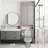 Elongated Marble Toilet Seat With Zinc Alloy Hinges, Easy To Install And Clean, Anti-Pinch (Gray)