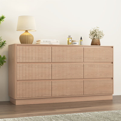 9 Drawer Dresser For Bedroom With Large Drawers