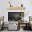 Ebern Designs 72" Floating Fireplace Mantel-326846356