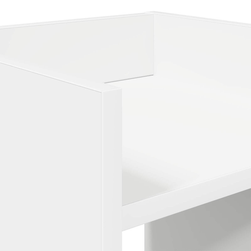 2 Tier Plant Stand, 80cm H x 30cm W x 30cm D, White