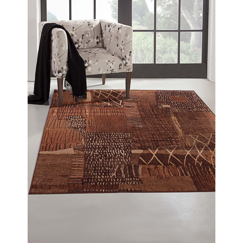 Sumayah Viscose Abstract Rug
