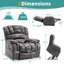 Fauteuil de massage inclinable électrique chauffant Hawking-2114563950