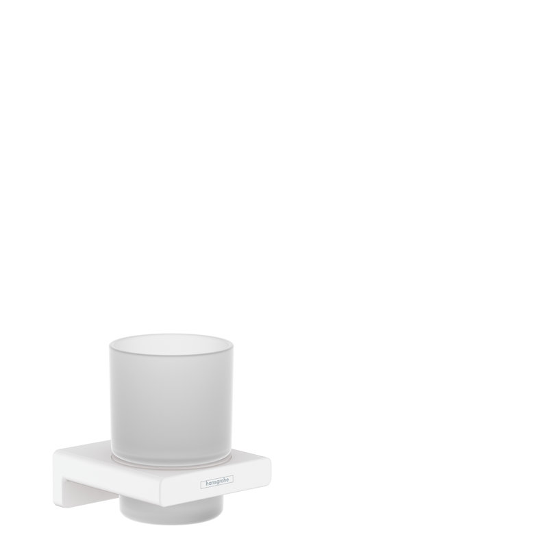 Hansgrohe AddStoris Toothbrush Tumbler, Matte White