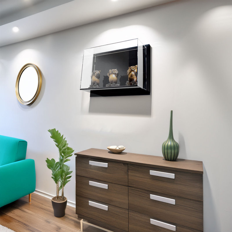 Plastic Wall Organizer with Wall Baskets