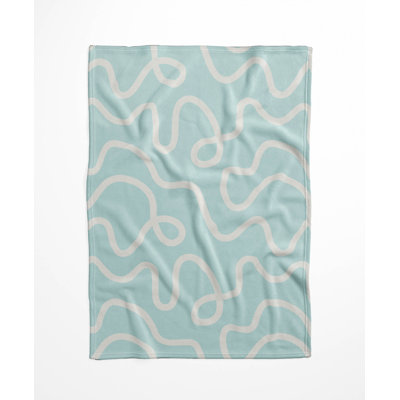 Squig Velveteen Fleece Blanket