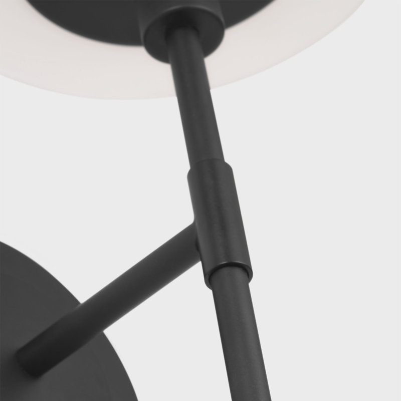 Mendota Small Sconce from Generation Lighting , 1 Light, Midnight Black, 14.375" H x 7.875" W x 8.5" D