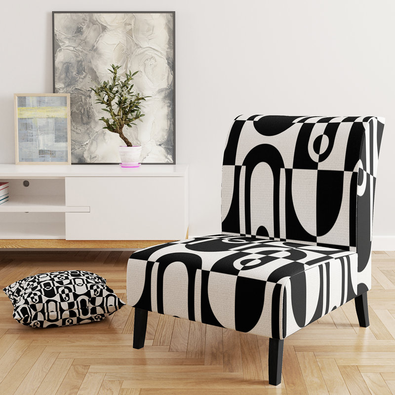 Fauteuil de chambre rembourré Mid-Century