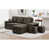 Velours Knox gris anthracite est en rupture de stock