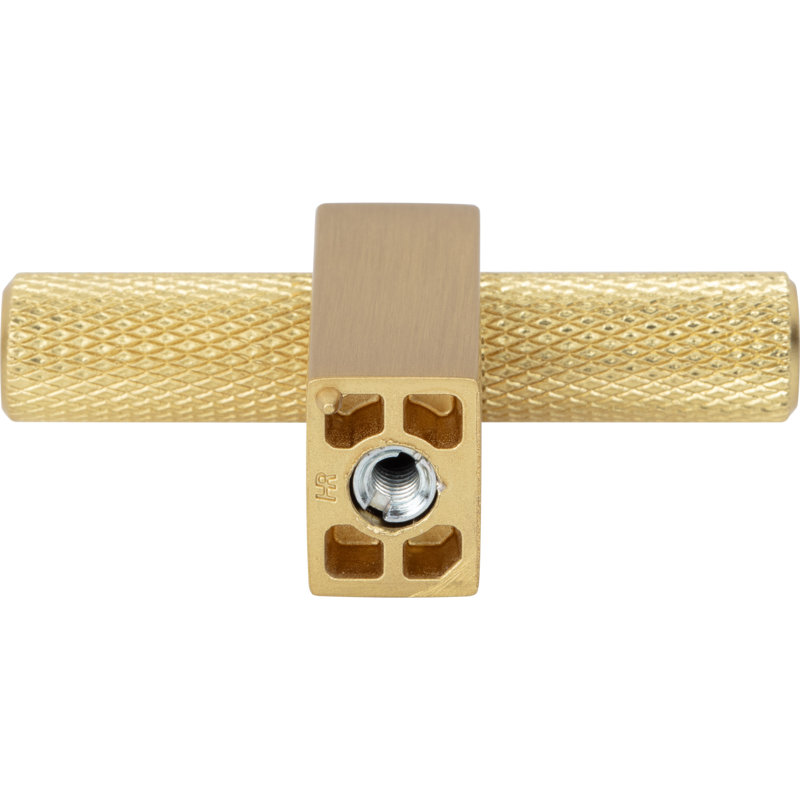 Larkin 3 Bar Knob, Brushed Gold