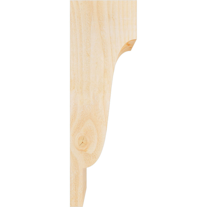 Newport Corbel, 24" H x 6" W x 8" D, Douglas Fir, Rough Sawn