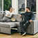 Storage Ottoman Module For Sofa Set As A Seat And Low Table