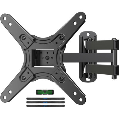 Full Motion TV & Monitor Wall Mount for 13–42" Screens – 16.6" Extension Articulating Bracket