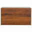 Banc à chaussures coulissant en lin, 2 tablettes