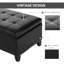 Banc de rangement avec repose-pieds HOMcom-1536323391