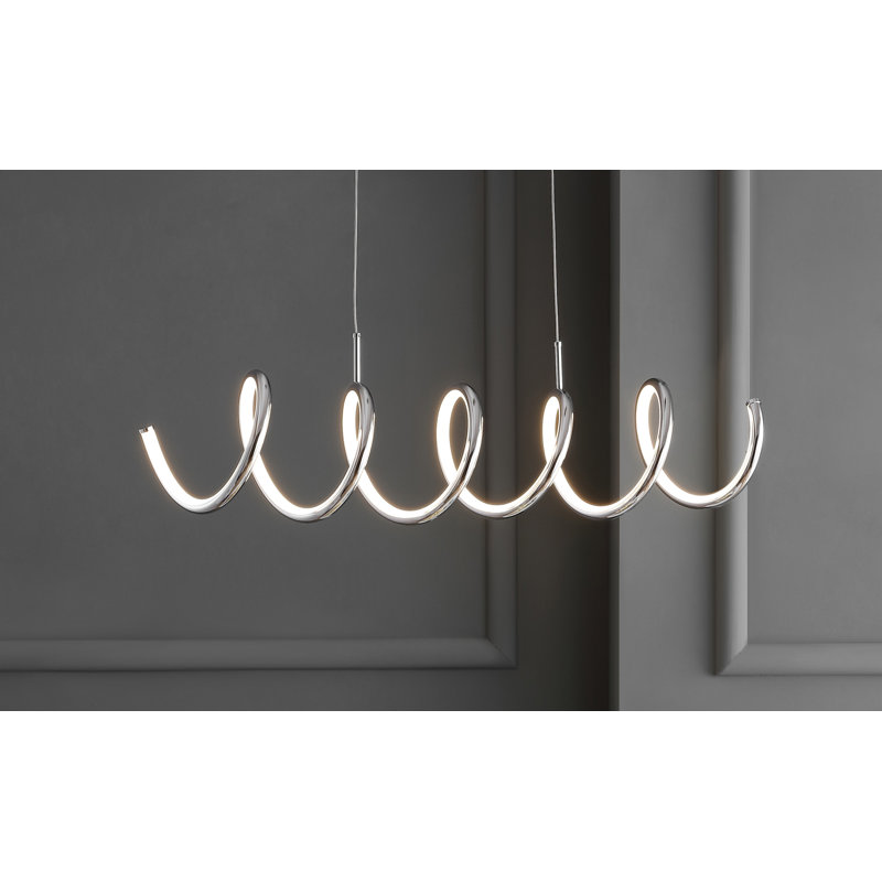 Cumby 1 - Light LED Pendant, Chrome