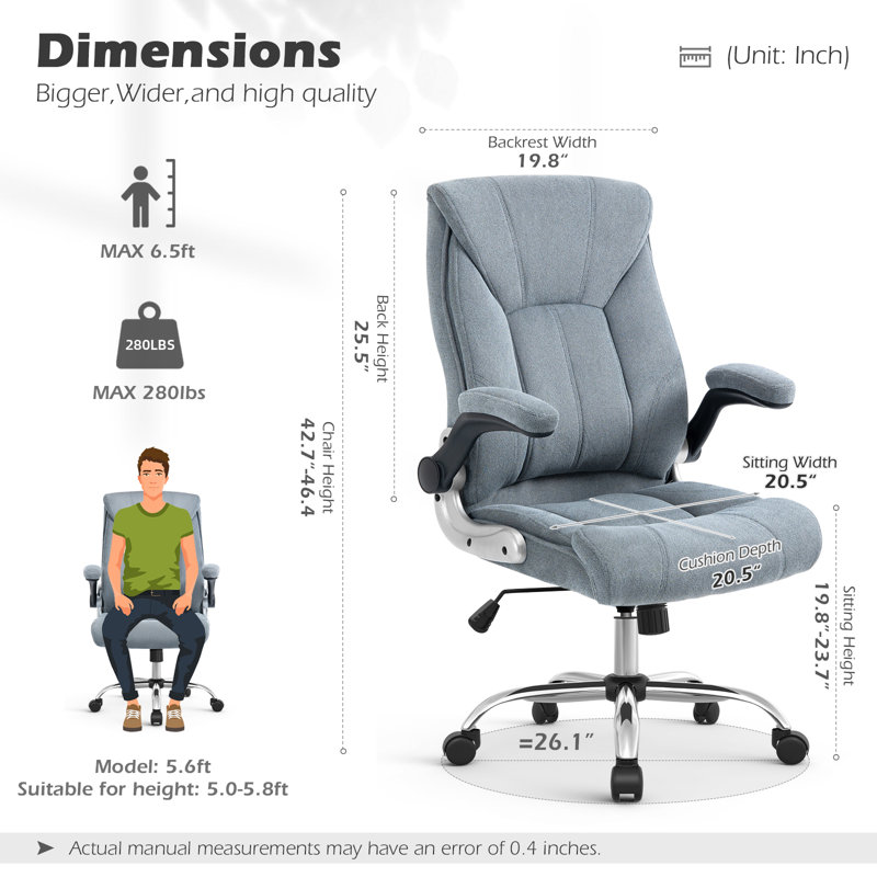 Fauteuil de direction, Gris clair