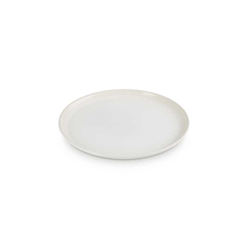Le Creuset Coupe Side Plate, 22cm, Meringue