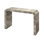 Grounded Veneer Console Table, Sand Grey