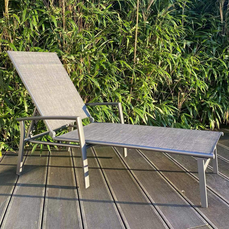 Emmani 198cm Long Reclining Single Chaise with Cushions