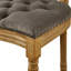 Chaise d'appoint en velours capitonné avec garniture cloutée 19,7 po Amando-1385404238-1404483373