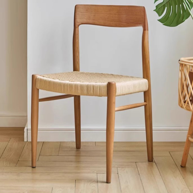 Ensemble de 2 chaises de salle à manger en bois massif Klin 
