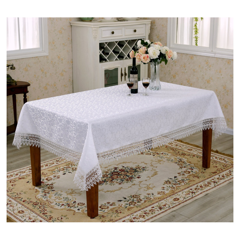 Nappe Dederang, Blanc, L 140 po x l 70 po