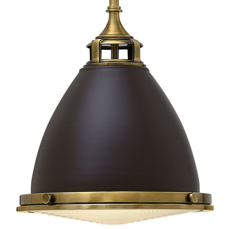 Amelia 1 Light Mini Pendant, Buckeye Bronze