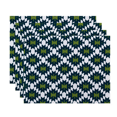 Royston Polyester Geometric Rectangle Placemat