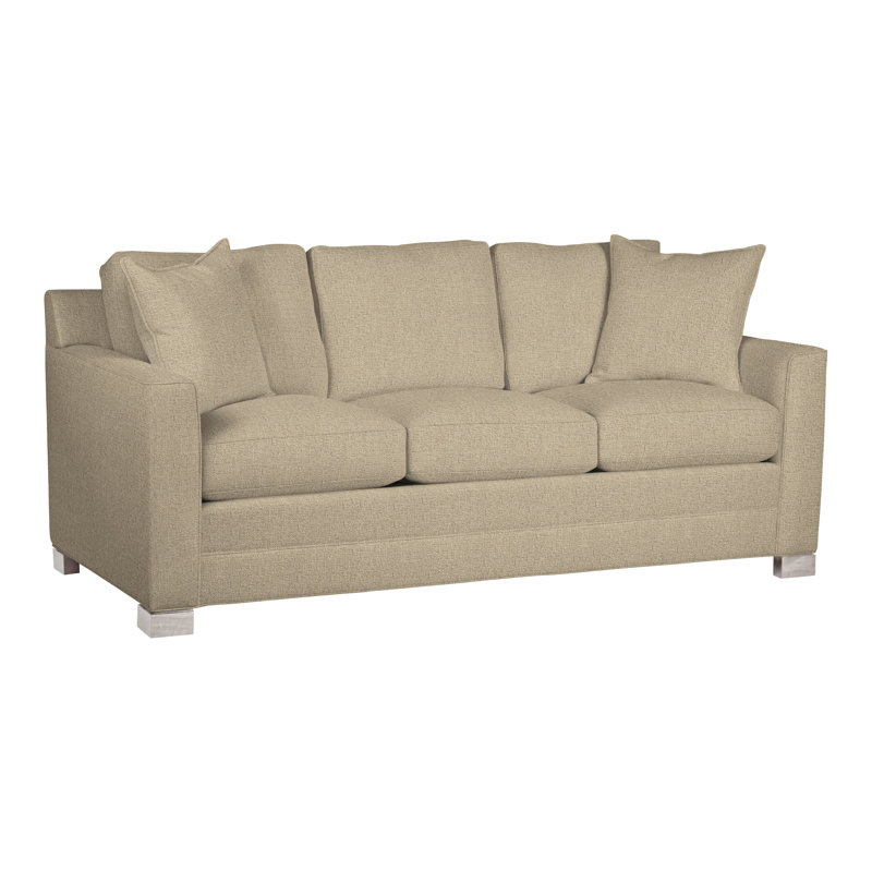 Canapé-lit 81 "American Bungalow Summerton, Mélange de polyester sable Nomad, Gris colombe