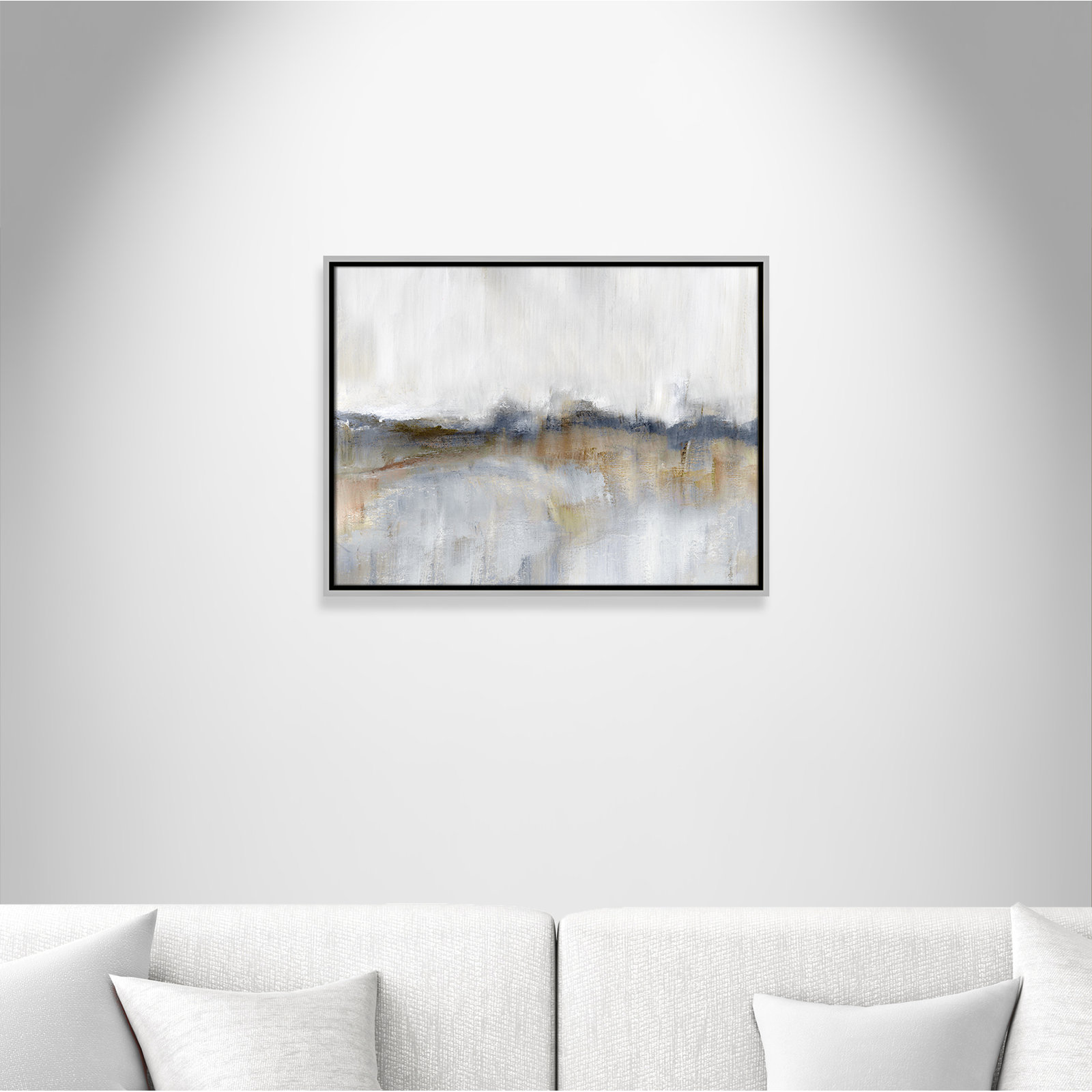 Autumnal Tide Print by Nan, 19.5" H x 25.5" W, Silver