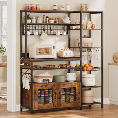 Emeri 47.2'' Metal Baker's Rack with Microwave Compatibility