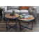 Aldiana 2 - Piece Solid Wood Top Living Room Table Set