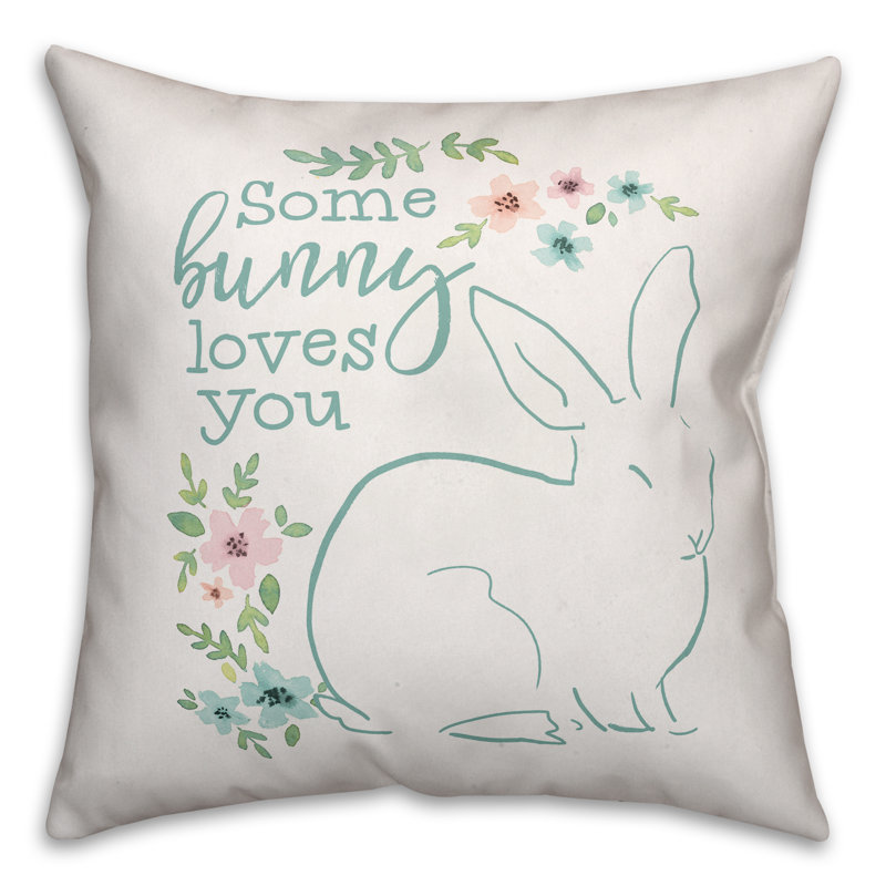 Coussin «Some Bunny Loves You»