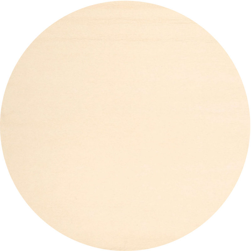 Tapis beige contemporain Kriszara, Rond 5 pi