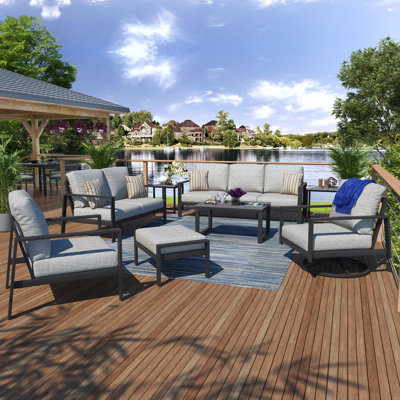 Ensemble de conversation avec canapé 7 pièces Townsend avec coussins Sunbrella®