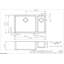 75cm x 44cm Kitchen Sink