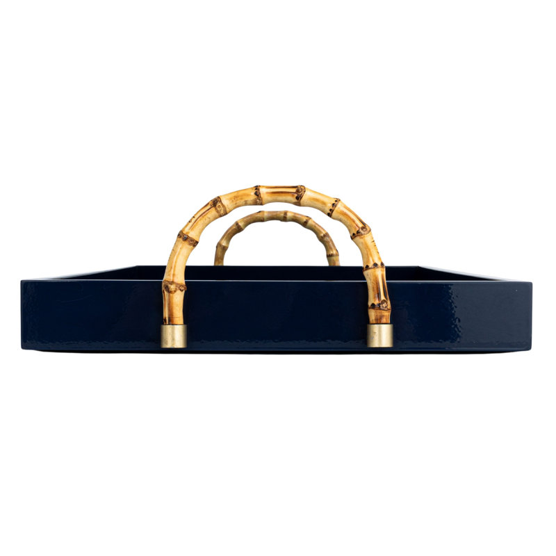 Wide Nautical Bamboo Tray