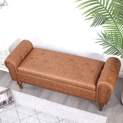  50-Inch Storage Bedroom Bench