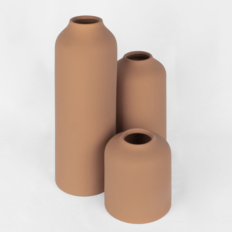 Vases en céramique Adonys, Terre cuite mate