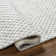 Rectangle Dishant Polyester/Wool Area Rug in Gray