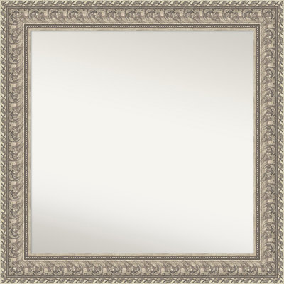Sydney Silver Non-Beveled Framed Wall Mirror