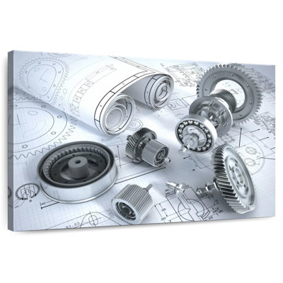 Mechanical Machine Blueprint