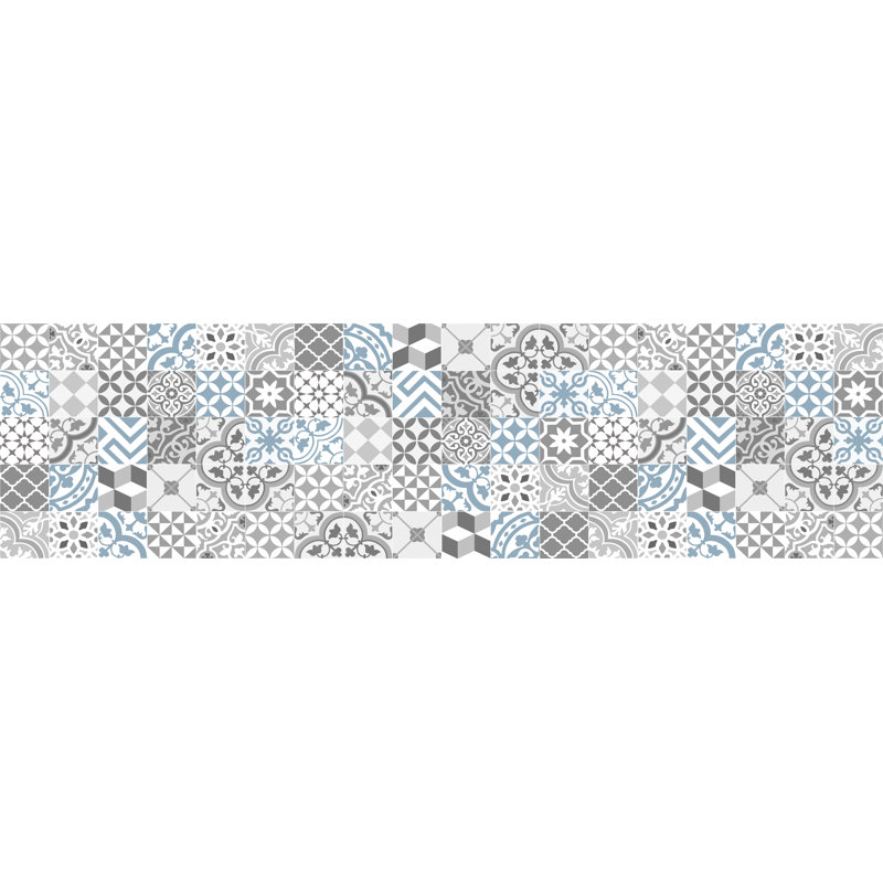 Artie Collage Kitchen Mat, Rectangle 80 x 300cm