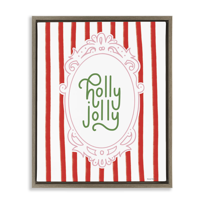 Cadre flottant Holly Jolly Ornate, H 31 po x l 25 po, Cadre flottant orme Montalcino