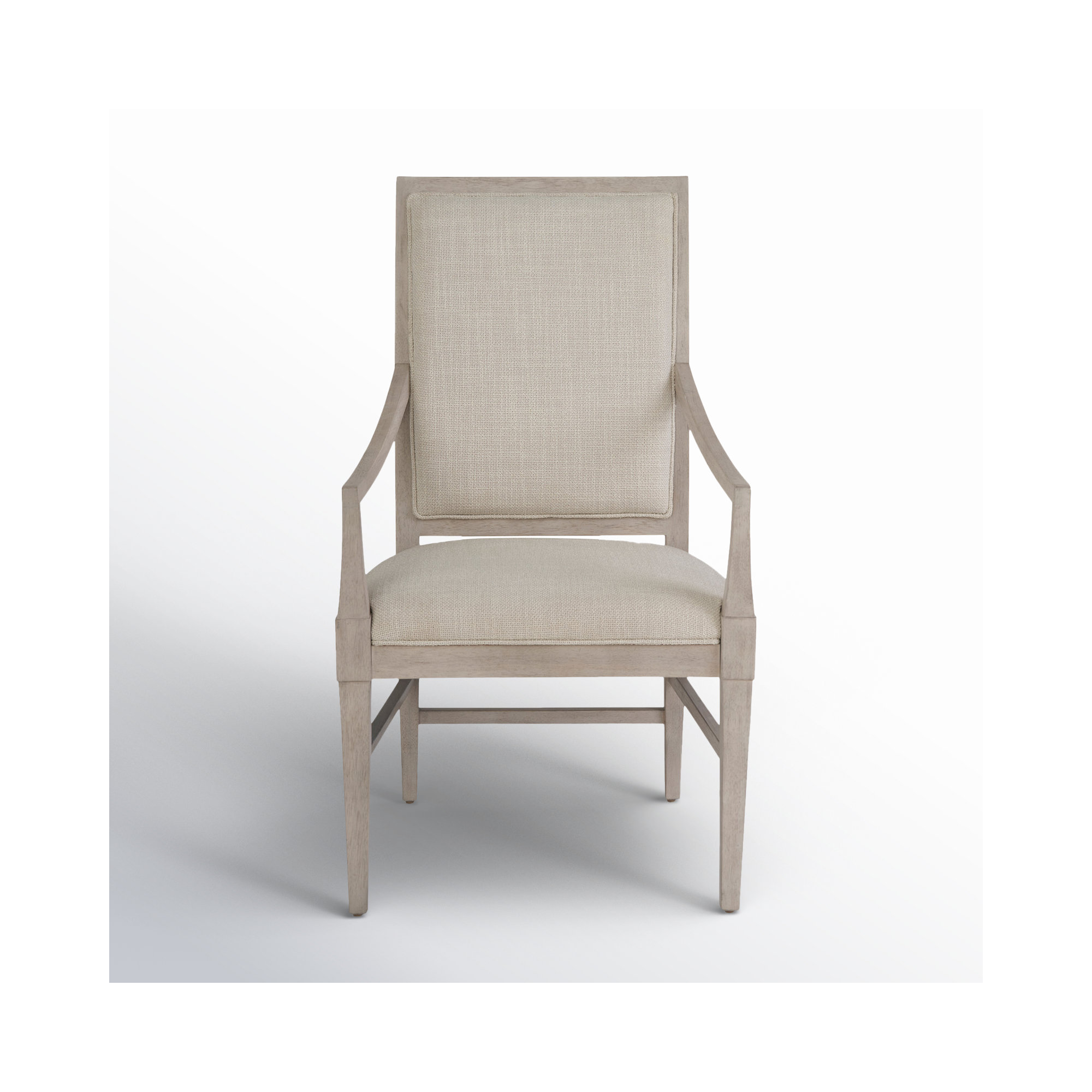 Nadine Upholstered Arm Chair, Gray