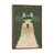 Toile avec cadre en bois brun
