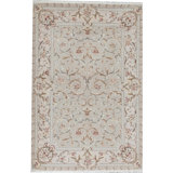 Hand-Knotted High-Quality Beige Area Rug