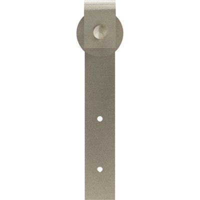 Premium J-Strap Roller Hanger Steel Single Door Barn Door Hardware Kit Standard Single