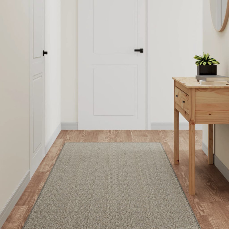 Hibbing Solid Colour Area Rug, Runner 80 x 200cm