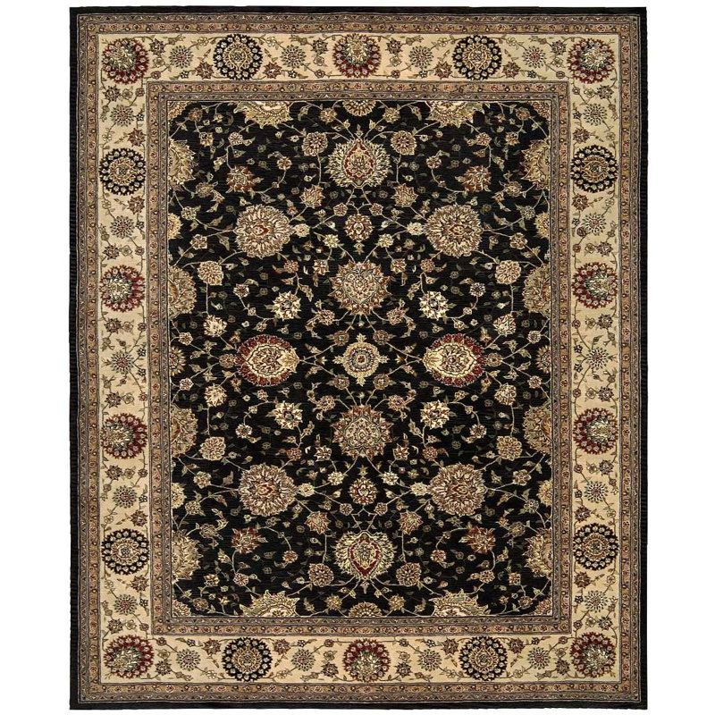 Tapis indigo Corina, Rectangle 8 pi 6 po x 11 pi 6 po